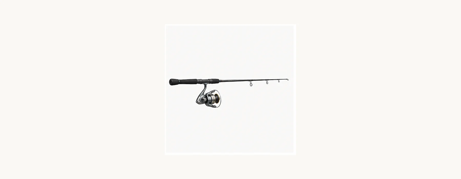 Generic seven-foot-six medium-heavy fast inshore spinning rod with a larger reel.